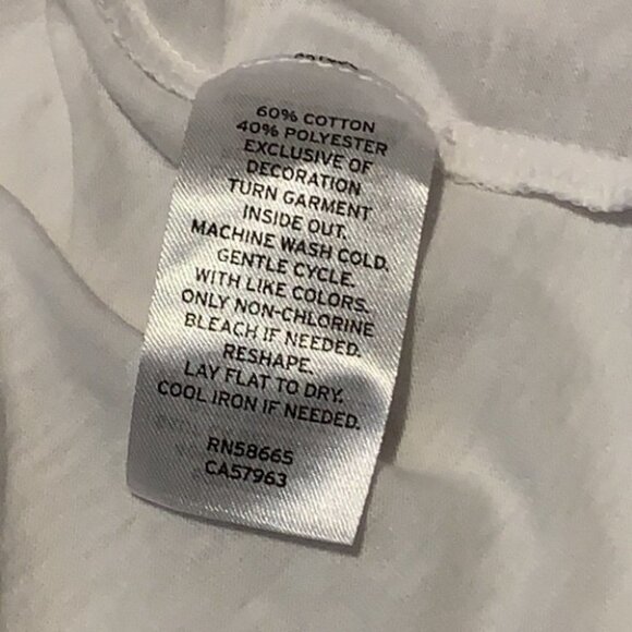 HALOGEN Mom heart Embroidered Mother’s Day T-Shirt XS - Picture 8 of 11